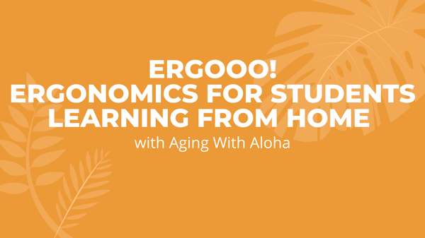 ER-GOOO Ergonomics for Students Learning from Home
