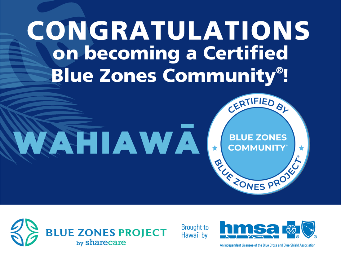 Certified Blue Zones Community 