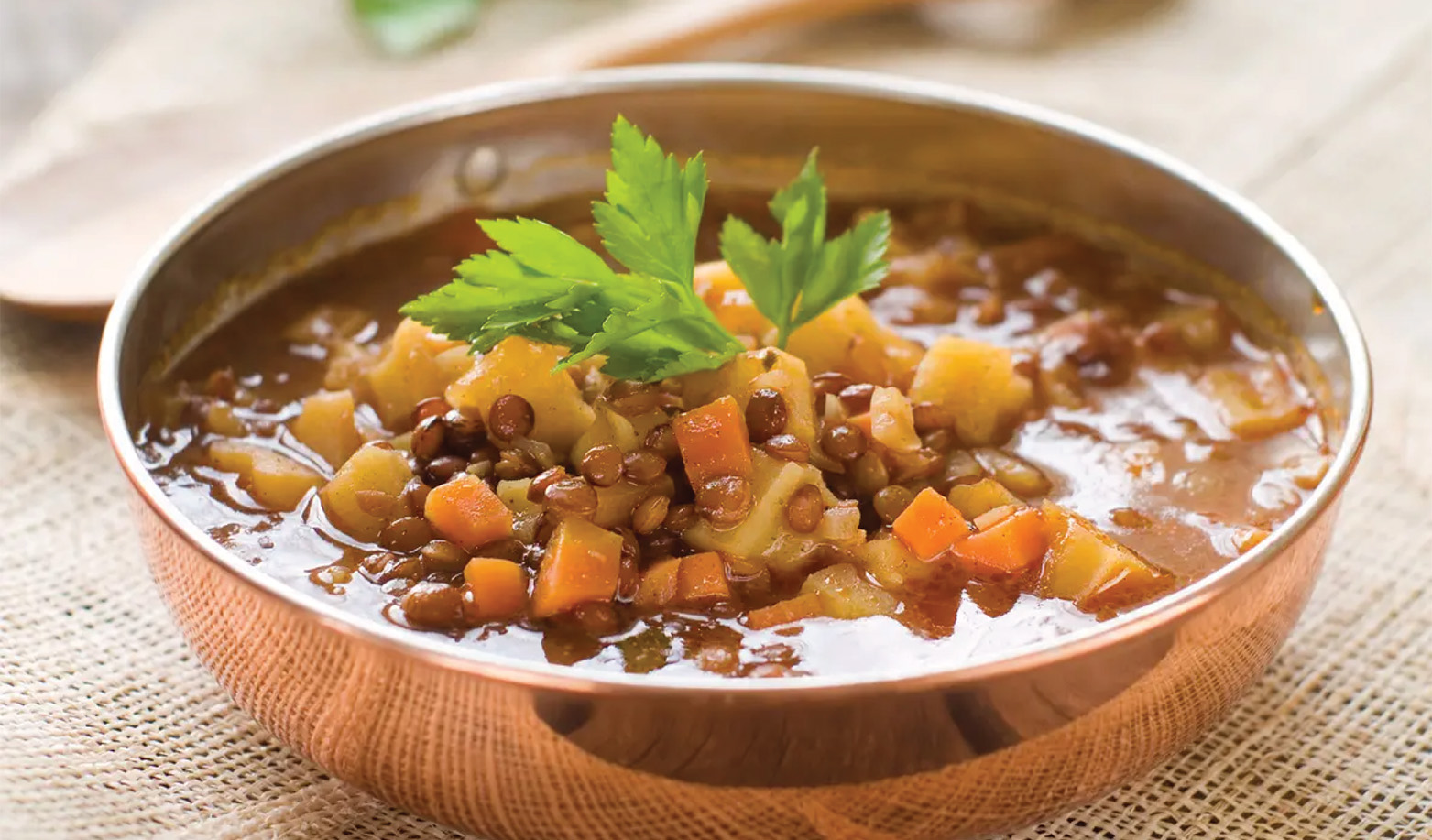 easy lentil and veggie soup